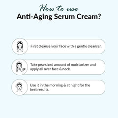 How to use Anti Aging Serum Cream - Strictly Organics