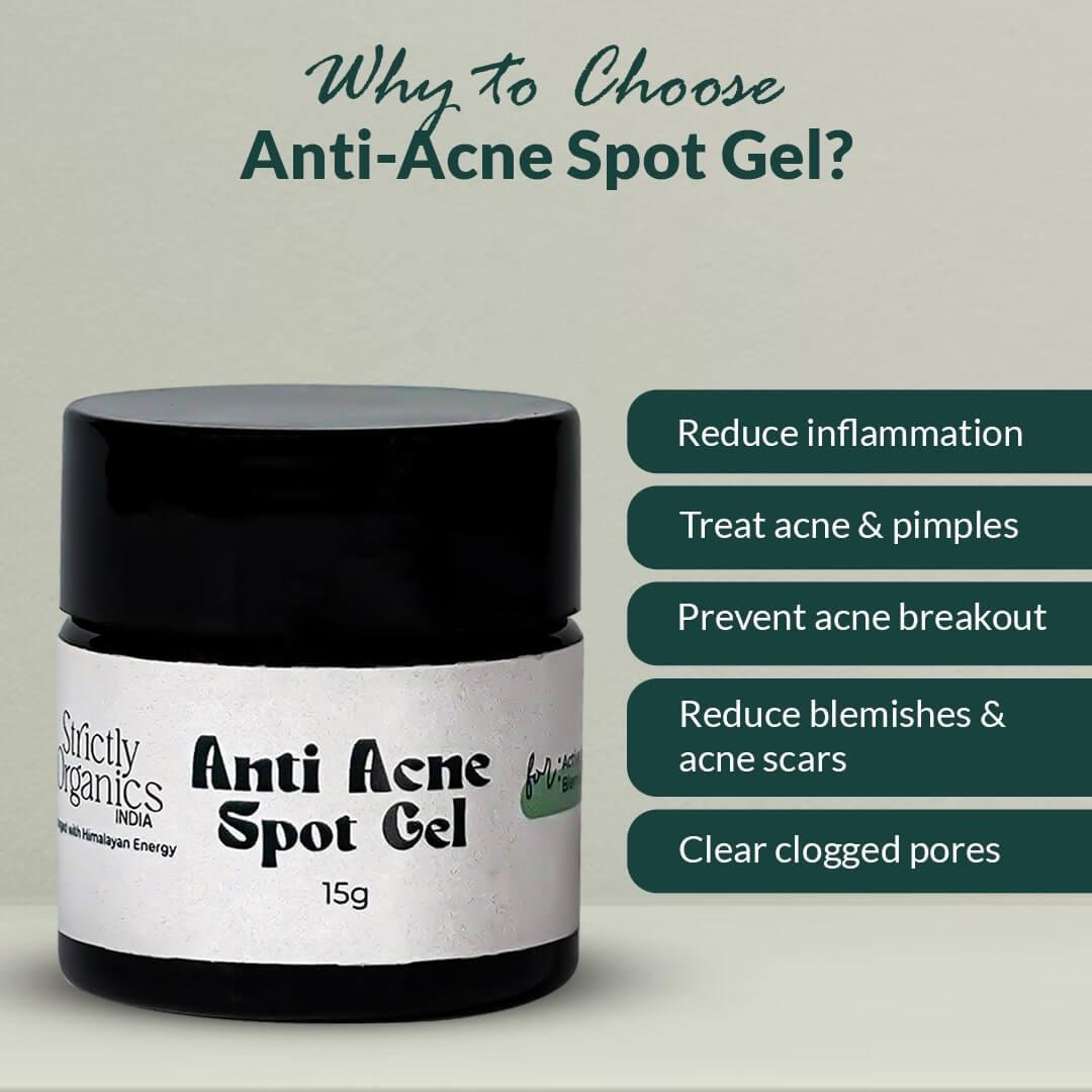 Strictly Organics Anti-acne spot gel for pimples
