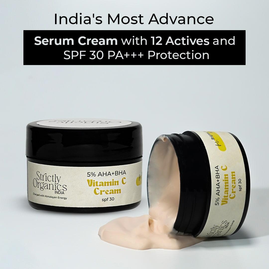 India's Most Advance Serum Cream with 12 Actives and SPF 30 PA+++ Protection
