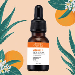 Vitamin C Face Serum with Niacinamide & Hyaluronic Acid for Skin Brightening -15ml STRICTLY ORGANICS
